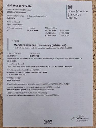 2003 Bentley Arnage T For Sale (picture 123 of 129)