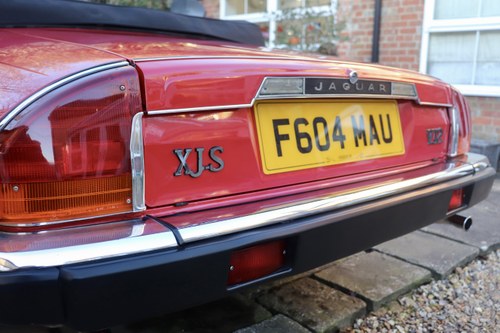 1989 Jaguar XJ-S V12 Convertible For Sale (picture 163 of 310)