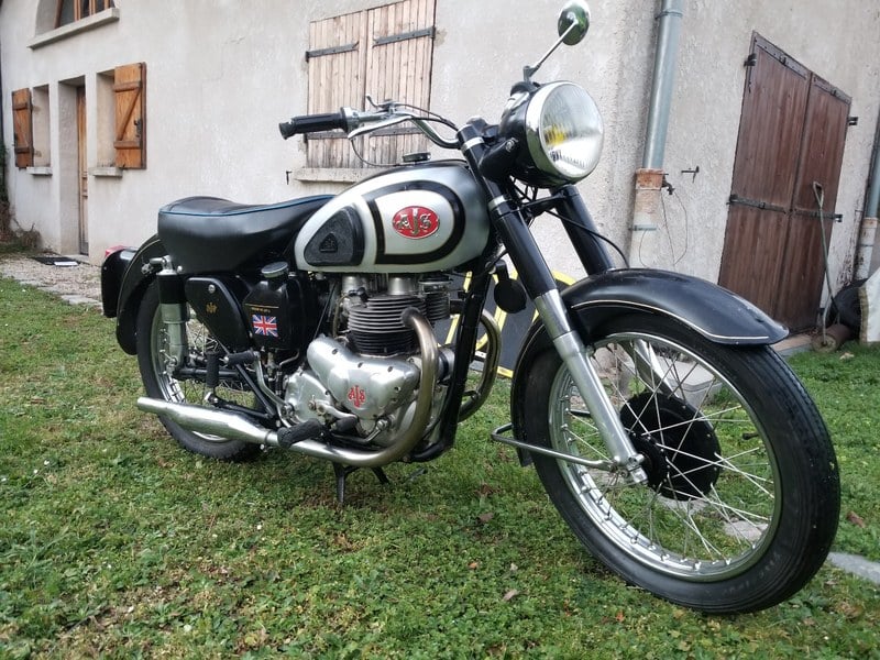 1955 AJS SPRING TWIN NOIR