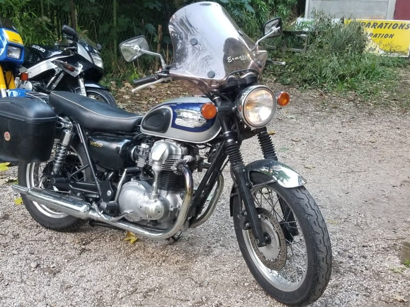 2001 Kawasaki W 650 Bleu