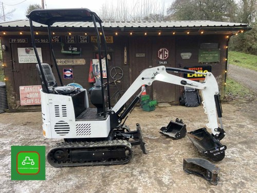 JPC KV12 MINI DIGGER 1-TON 2025 SIMPLY AFFORDABLE 3 BUCkets VERKAUFT