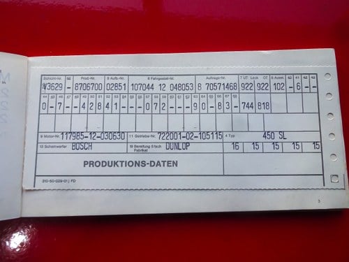 1978 Mercedes-Benz R107 450SL 4,5L V8 à vendre (picture 120 of 148)