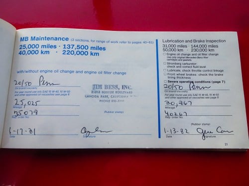 1978 Mercedes-Benz R107 450SL 4,5L V8 à vendre (picture 123 of 148)