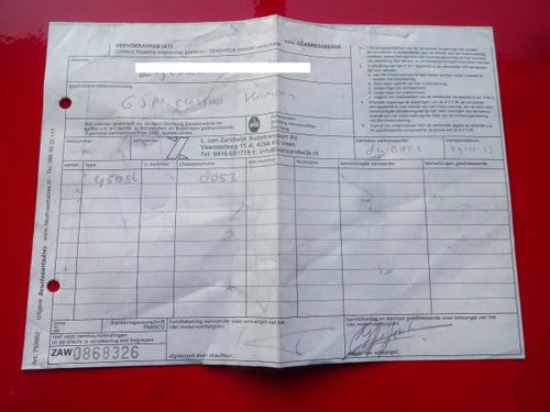 1978 Mercedes-Benz R107 450SL 4,5L V8 à vendre (picture 129 of 148)