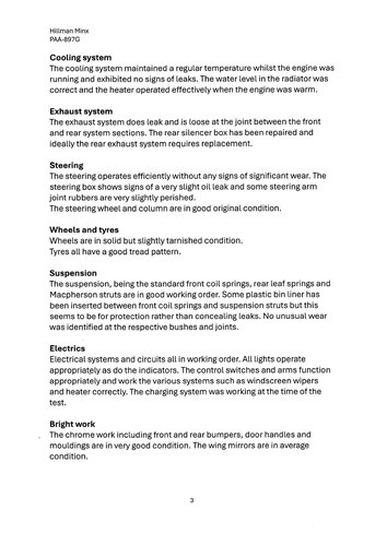 1968 Hillman ‘New Minx’ De-Luxe zum Verkauf (Bild 78 von 80)