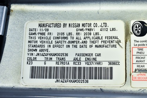 2009 Nissan 370Z Convertible 3,7L V6 à venda (imagem 85 de 92)