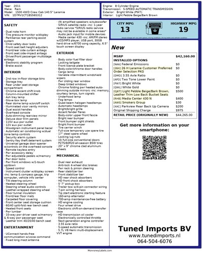 2011 Dodge Ram 1500 Crew Cab Laramie 350CI V8 HEMI (LPG) For Sale (picture 83 of 83)