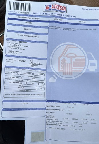 1968 Mercedes 280 SL W113 In vendita (immagine 65 di 65)