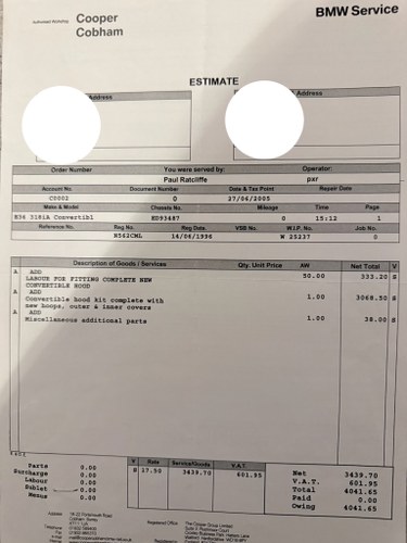 1996 BMW E36 318i Convertible Automatic à venda (imagem 49 de 49)