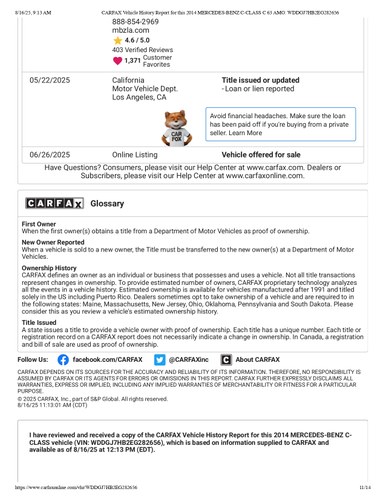 2014 Mercedes-Benz C63 AMG Coupe 6,3L V8 For Sale (picture 113 of 118)