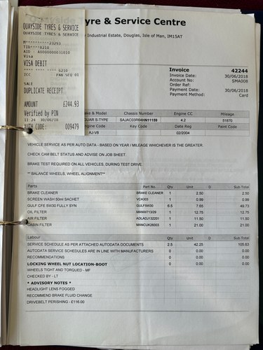 2004 Jaguar S-Type 4.2 V8 Sport For Sale (picture 398 of 445)