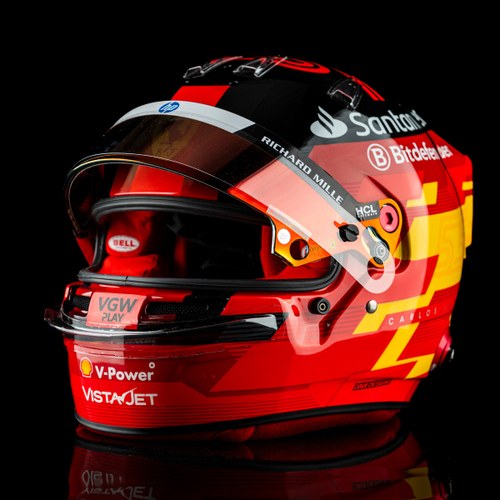 Carlos Sainz 2024 Helmet !--9974883909971--! Te koop