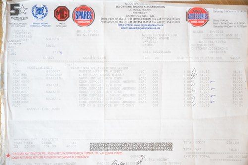 1971 MG Midget En venta (imagen 144 de 145)