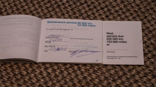 1995 Mercedes E220 Cabriolet A Sportline W124 zum Verkauf (Bild 197 von 218)