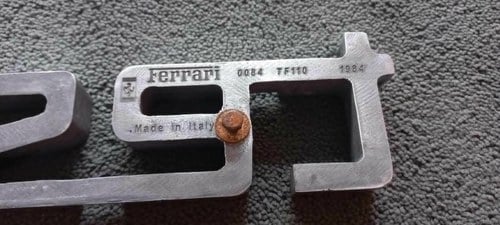 1984 Ferrari Testarossa Signage In vendita (immagine 2 di 5)