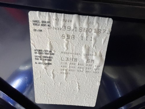 2001 Porsche 996.1 911 3.4L Carrera 2 Manual For Sale (picture 63 of 64)