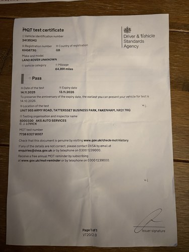 1970 Land Rover Series IIA 88" Te koop (foto 120 van 129)