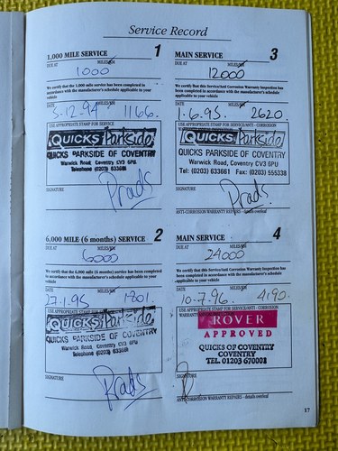 1994 Rover Mini Mayfair Automatic En venta (imagen 162 de 194)