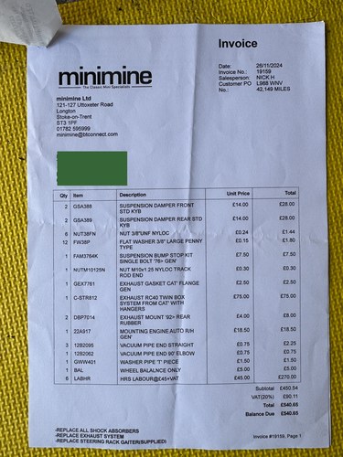 1994 Rover Mini Mayfair Automatic En venta (imagen 189 de 194)