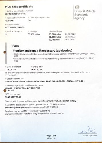 2008 Aston Martin DB9 zum Verkauf (Bild 104 von 104)