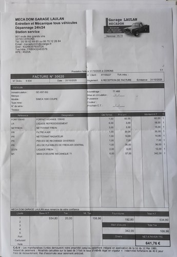 1964 Simca 1000 Coupé In vendita (immagine 147 di 157)