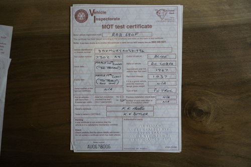 1967 Dax Tojeiro Cobra 3.5L V8 EFI In vendita (immagine 111 di 129)