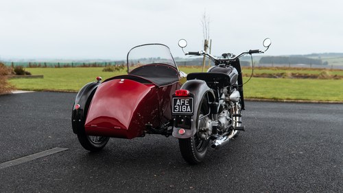 1950 Sunbeam S7 Deluxe with Sunbeam S22/50 Sidecar In vendita (immagine 8 di 135)