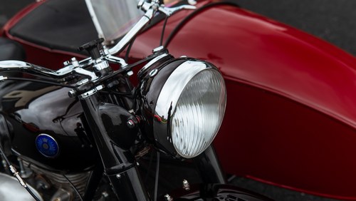 1950 Sunbeam S7 Deluxe with Sunbeam S22/50 Sidecar In vendita (immagine 87 di 135)