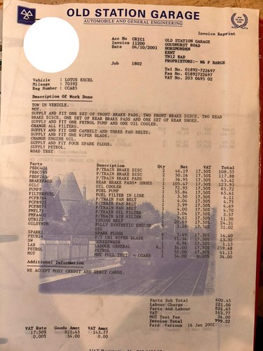 1982 Lotus Eclat Excel Pre-Production Prototype 1 of 4 à venda (imagem 80 de 80)