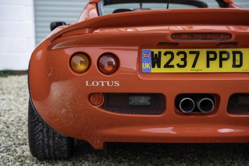 2000 Lotus Elise Series 1 Sport 160 SVA zum Verkauf (Bild 110 von 198)