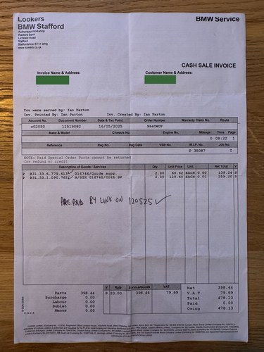 1996 BMW 3 Series E36 328i SE à vendre (picture 183 of 196)