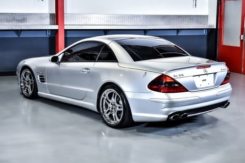 2004 Mercedes-Benz R230 SL55 AMG "Glass Sunroof" Convertible 5,5L V8 In vendita (immagine 28 di 92)