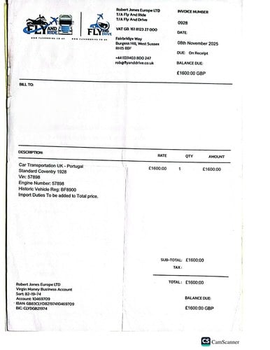 1926 Standard 11.4hp V3 Coventry Tourer For Sale (picture 56 of 64)