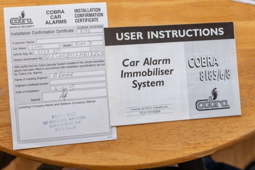 1990 Lotus Elan SE 1.6L Turbo à venda (imagem 162 de 162)