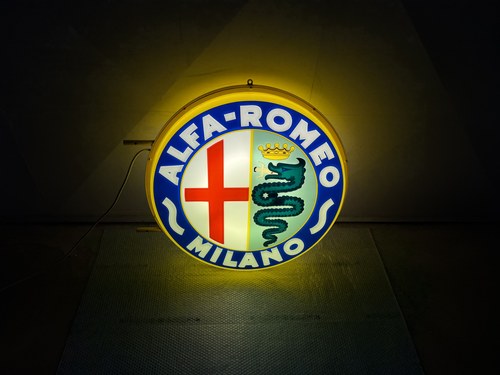 1970s Alfa Romeo Double-Sided Sign En venta (imagen 99 de 126)