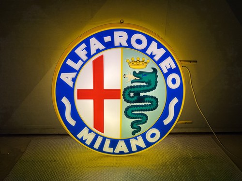 1970s Alfa Romeo Double-Sided Sign En venta (imagen 107 de 126)