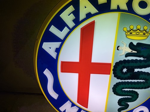 1970s Alfa Romeo Double-Sided Sign En venta (imagen 113 de 126)