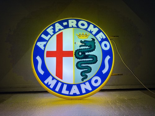 1970s Alfa Romeo Double-Sided Sign En venta (imagen 116 de 126)