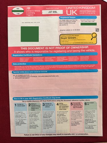 1973 Triumph TR6 LHD till salu (bild 148 av 183)
