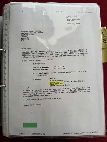 1973 Triumph TR6 LHD till salu (bild 154 av 183)