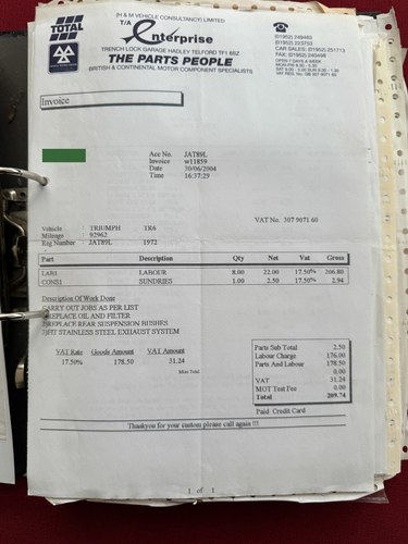 1973 Triumph TR6 LHD till salu (bild 164 av 183)