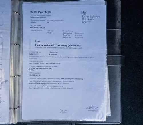 1992 Alfa Romeo Spider Series 4 2.0 En venta (imagen 138 de 150)