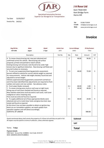 1973 Jaguar E-Type Series 3 V12 Open Two Seater In vendita (immagine 116 di 225)