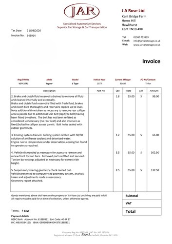 1973 Jaguar E-Type Series 3 V12 Open Two Seater In vendita (immagine 123 di 225)
