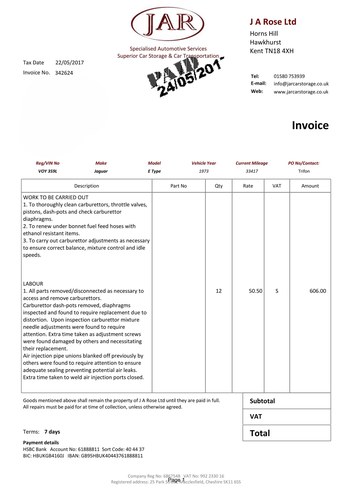1973 Jaguar E-Type Series 3 V12 Open Two Seater In vendita (immagine 134 di 225)