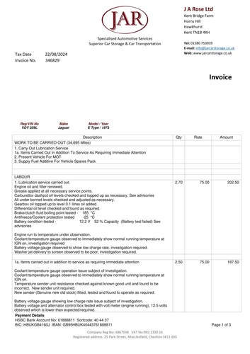 1973 Jaguar E-Type Series 3 V12 Open Two Seater In vendita (immagine 150 di 225)
