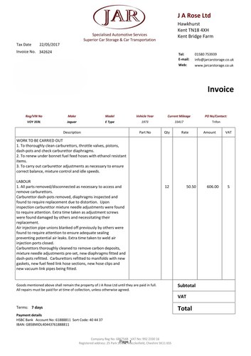 1973 Jaguar E-Type Series 3 V12 Open Two Seater In vendita (immagine 154 di 225)