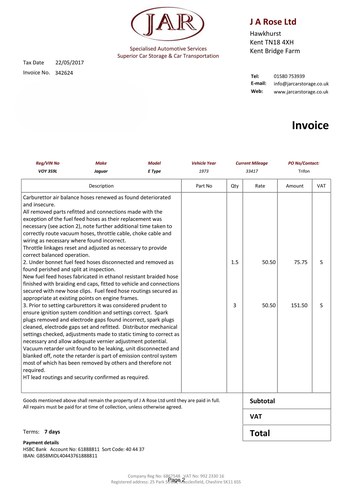 1973 Jaguar E-Type Series 3 V12 Open Two Seater In vendita (immagine 155 di 225)