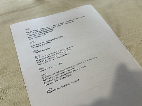 1987 Land Rover Defender 90 Pick Up 3.5L V8 Te koop (foto 112 van 118)