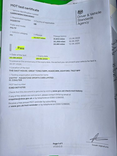 2005 MG TF 135 For Sale (picture 250 of 280)